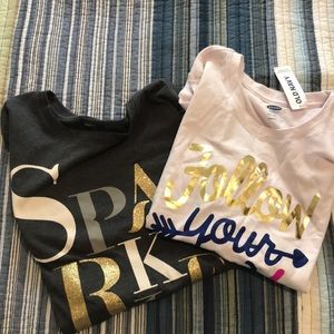 Set of TWO old navy tees - NWT!!!